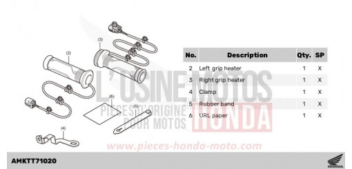 KIT,GRIP HEATER NSS750R de 2024